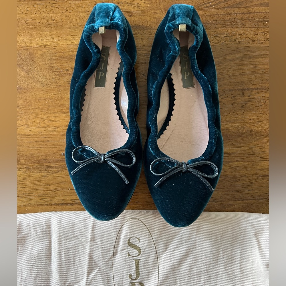 SJP Ballet Velvet Flats